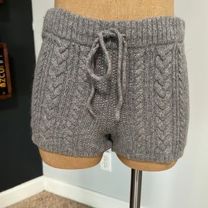Gray lounge shorts